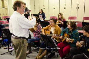 Gilbert Velez leads Mariachi Apache de Nogales, Az.